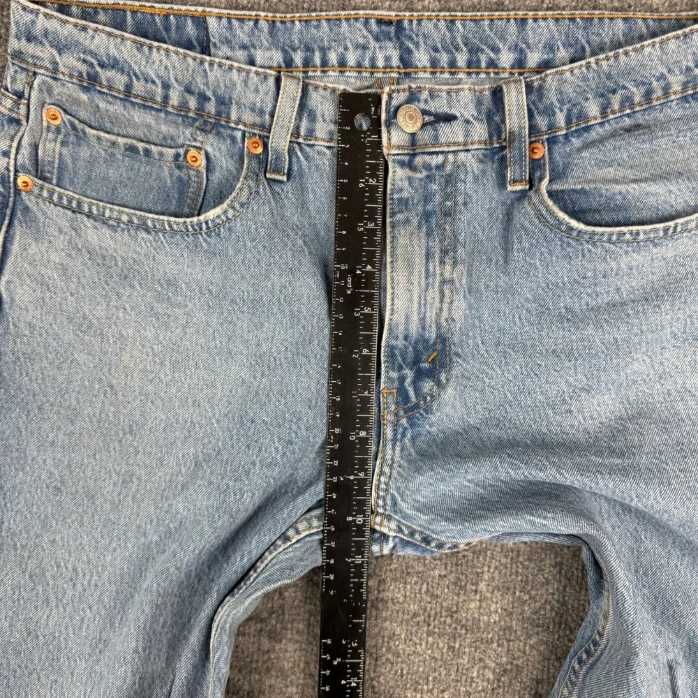 Levi's Jeans Mens Size 34 Light Wash 502 Regular Taper Denim Casual Classic Fit